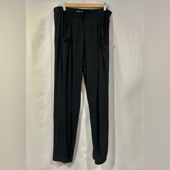 Eileen Fisher jersey pleated lantern pant with droopy pockets Medium - Picture 2 of 5